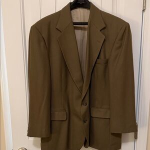 Vintage Haggar Men's Tan Blazer with vintage Hanger